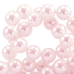 Top Qualit&auml;t Glaswachsperlen 4mm Light pink