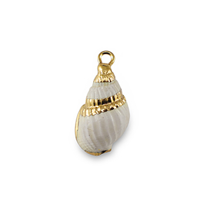 Muschel Anh&auml;nger Specials Creamy white-gold