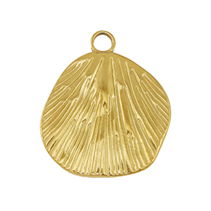 Stainless Steel - Rostfrei Stahl Anh&auml;nger H&uuml;lse Gold