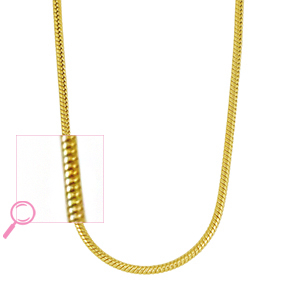 Ketten aus Stainless Steel - Rostfreiem Stahl Gold