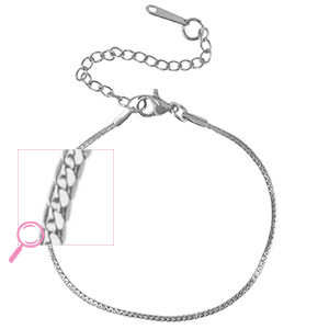Armb&auml;nder aus Stainless Steel - Rostfreiem Stahl Silver