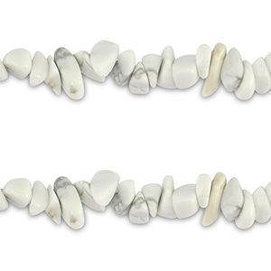 Chip Steine Perlen White