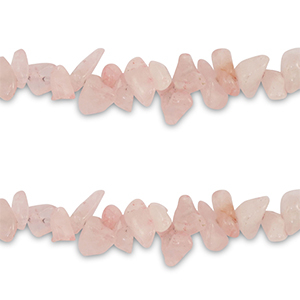 Chip Steine Perlen Crystal Light pink