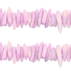 Muschel Perlen Chips Light Purple