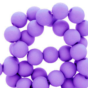 4 mm Acrylperlen Purple