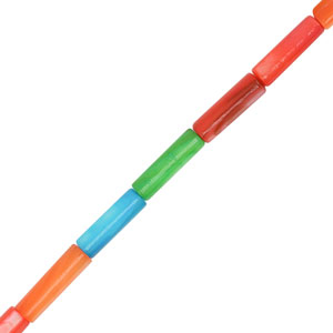 Muschel Perlen Tube Multicolour