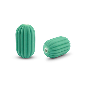 Acryl Perlen Oval Green