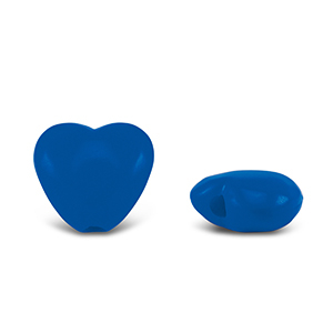 Acryl Perlen Herz Dark blue
