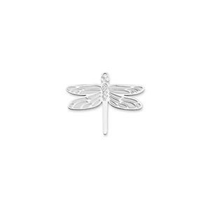 Stainless Steel - Rostfrei Stahl Anh&auml;nger Libelle Silver