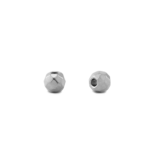 Stainless steel - Rostfrei Stahl Perlen 3mm Silver