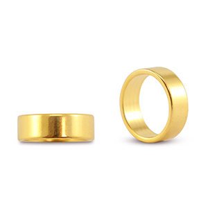 Metall Schieber DQ Ring Gold (Nickelfrei)