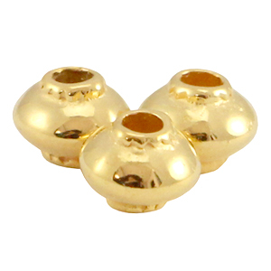 DQ Metall Perlen Kegel Gold (Nickelfrei)