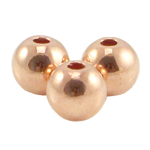 DQ Metall Perlen 5mm Rosegold (Nickelfrei)