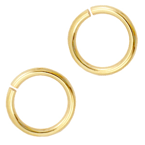 Metall Zubeh&ouml;r DQ Bindering 7.5mm Gold (Nickelfrei)