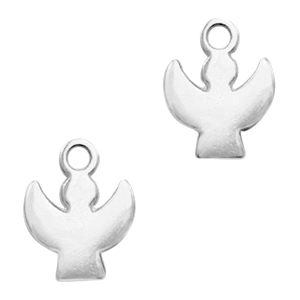 Metall Anh&auml;nger DQ Engel Antik silber (Nickelfrei)