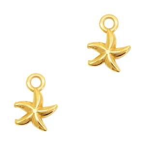 Metall Anh&auml;nger DQ Seestern Gold (Nickelfrei)