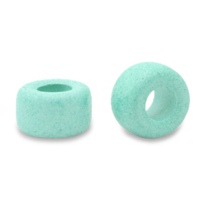 DQ Griechische Keramik Perlen 9mm Light turquoise