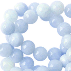 Naturstein Perlen 6mm Light blue