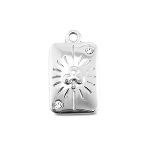 BY31&reg; Stainless Steel - Rostfrei Stahl Anh&auml;nger Kreuzass Silver