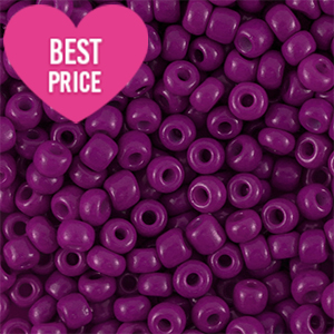 Glasperlen Rocailles 12/0 (2mm) Purple