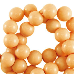 10 mm Acrylperlen shiny Orange