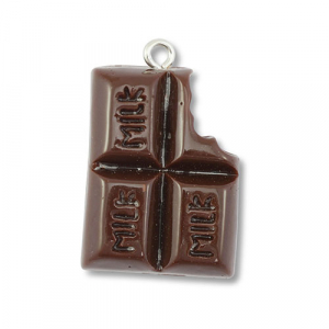 Resin Anh&auml;nger Schokolade Dark brown