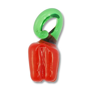Glas-Anh&auml;nger Paprika Red-green