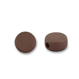Acryl Perlen Disc Anthracite