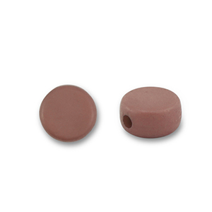Acryl Perlen Disc Brown