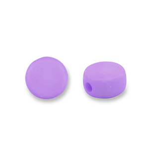 Acryl Perlen Disc Lavender