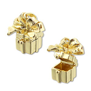 Medaillon Eco-brass&reg; (nachaltiges Messing) Geschenk Gold