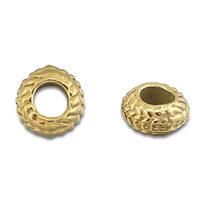 Stainless Steel - Rostfrei Stahl Perlen Spacer 8mm Gold