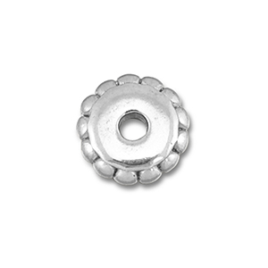 Stainless Steel - Rostfrei Stahl Perlen Spacer 6mm Silver