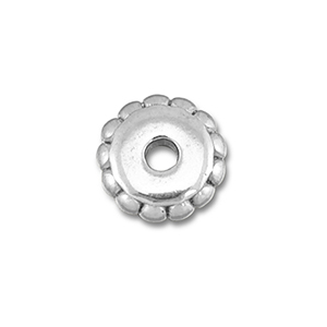 Stainless Steel - Rostfrei Stahl Perlen Spacer 5mm Silver
