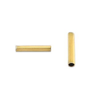 Stainless Steel - Rostfrei Stahl Perlen Tube 5mm Gold