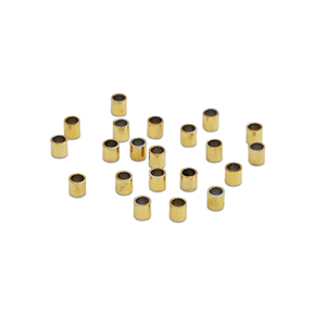 Stainless Steel - Rostfrei Stahl Perlen Tube 3mm Gold