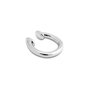 Ohrringe aus Stainless Steel - Rostfreiem Stahl Ear Cuff Silver