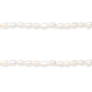 BQ S&uuml;sswasserperlen Nugget 6x4mm Natural white