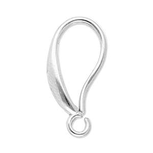 Stainless Steel - Rostfrei Stahl Schmuckzubeh&ouml;r Ohrringe / Ohrh&auml;nger Silver