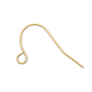 Stainless Steel - Rostfrei Stahl Schmuckzubeh&ouml;r Ohrringe / Ohrh&auml;nger mit &Ouml;se Gold
