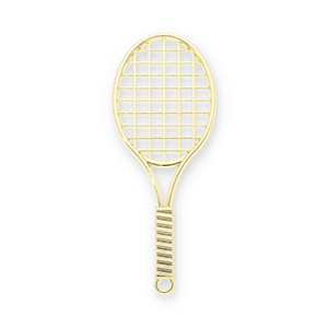 Statement-Anh&auml;nger Tennisschl&auml;ger Gold