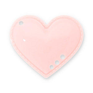 Statement-Anh&auml;nger Herz Light apricot pink