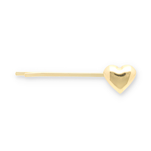 Haarschmuck Haarklammer Herz Gold