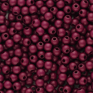 4 mm Acrylperlen Shiny Burgundy brown