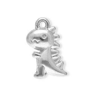 Stainless Steel - Rostfrei Stahl Anh&auml;nger Dino Silver