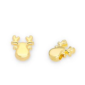Metall Perlen DQ Rentier Gold (Nickelfrei)