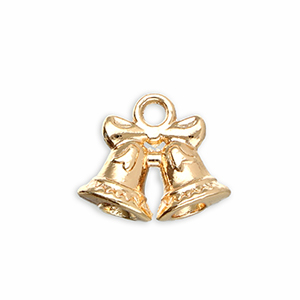 Metall Anh&auml;nger Glocken Gold