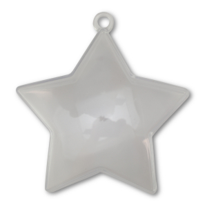 Transparenter Schmuck Stern Transparent