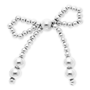 Statement-Anh&auml;nger Schleife Silver