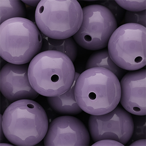 18 mm DQ Acrylperlen shiny Purple haze 18-3718 TCX